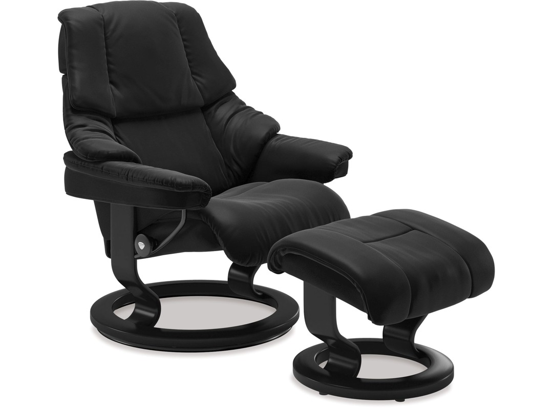 Stressless® Reno Large Leather Recliner - Classic Base 